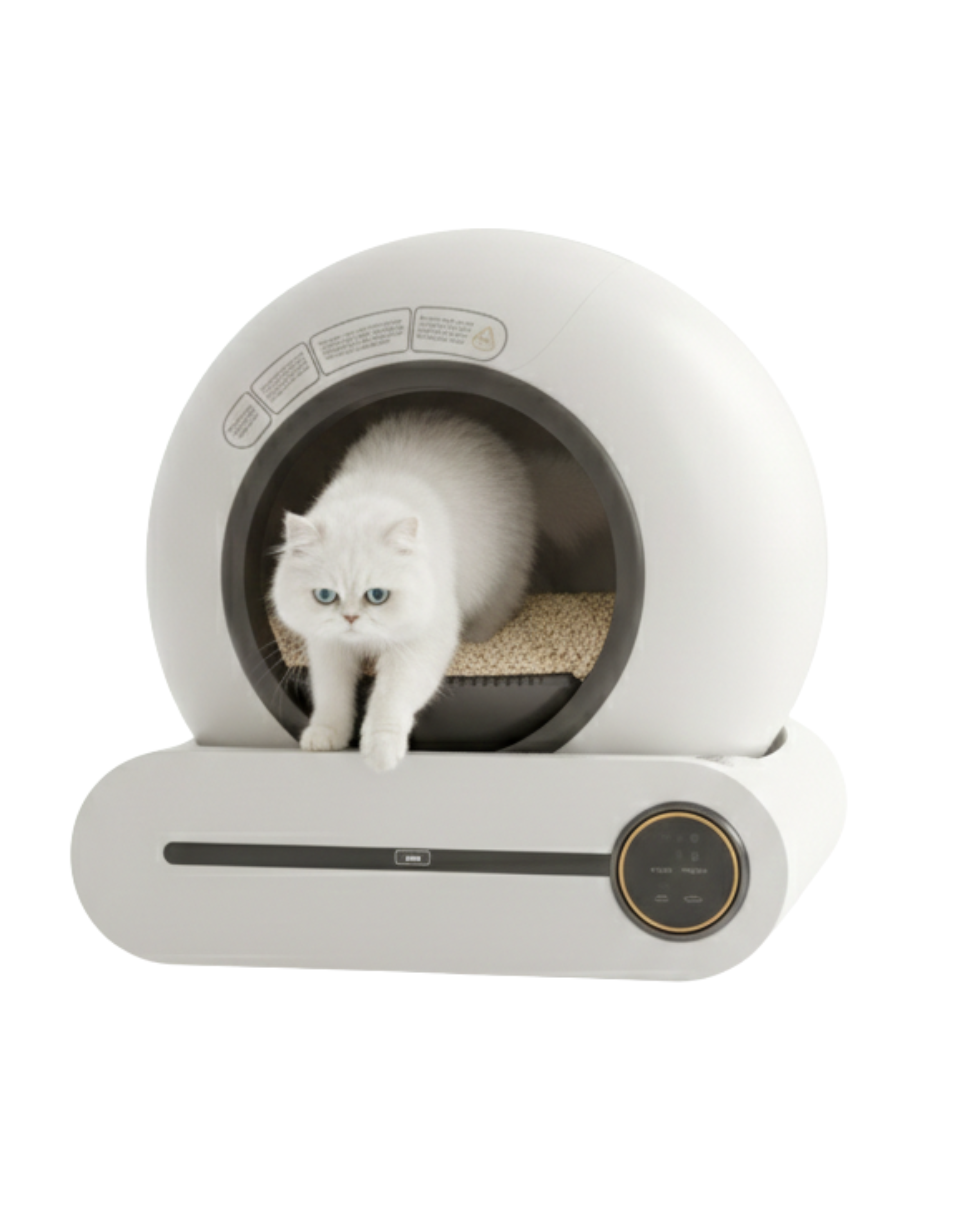 Litière automatique autonettoyante pour chat Connectée WiFi (iOS/Android)