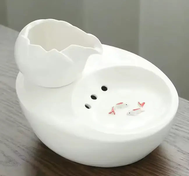 Fontaine à eau en céramique pour animaux