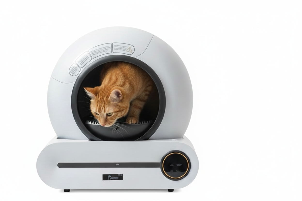 Litière automatique autonettoyante pour chat Connectée WiFi (iOS/Android)