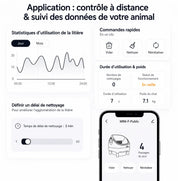 Litière autonettoyante connectée 76L | Zhanimo