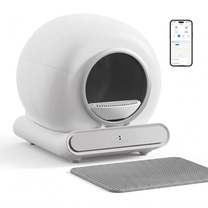 Litière automatique connectée avec application mobile