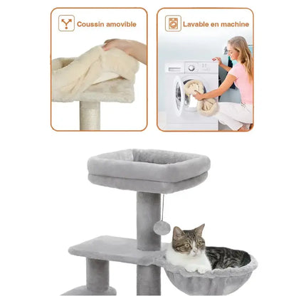 Coussin lavable de l’arbre à chat Pongo