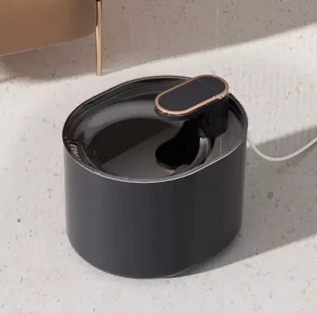 Fontaine à eau pour chat silencieuse 3L – LED nuit, double écoulement