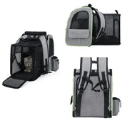 Sac de Transport pour Chat et Chien | Sac à Dos Extensible, Respirant et Sécurisé