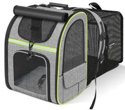 Sac de Transport pour Chat et Chien | Sac à Dos Extensible, Respirant et Sécurisé