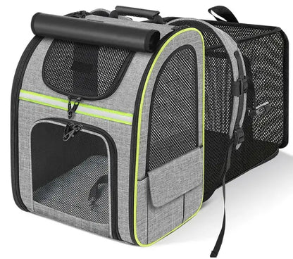 Sac de Transport pour Chat et Chien | Sac à Dos Extensible, Respirant et Sécurisé