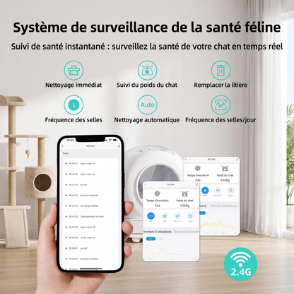 Système de surveillance de la santé du chat